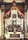 Giorgio Vasari Monument to Michelangelo painting